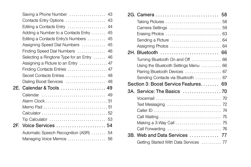 Samsung SPH-M260ZKABST User Manual | Page 4 / 113