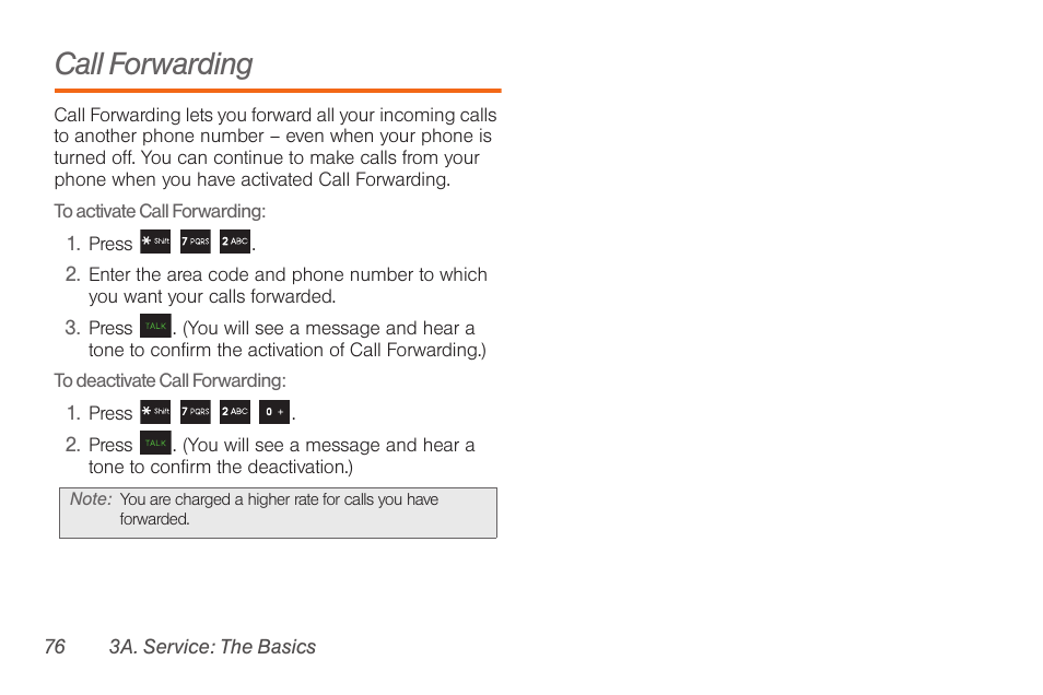 Call forwarding | Samsung SPH-M260ZKABST User Manual | Page 83 / 113