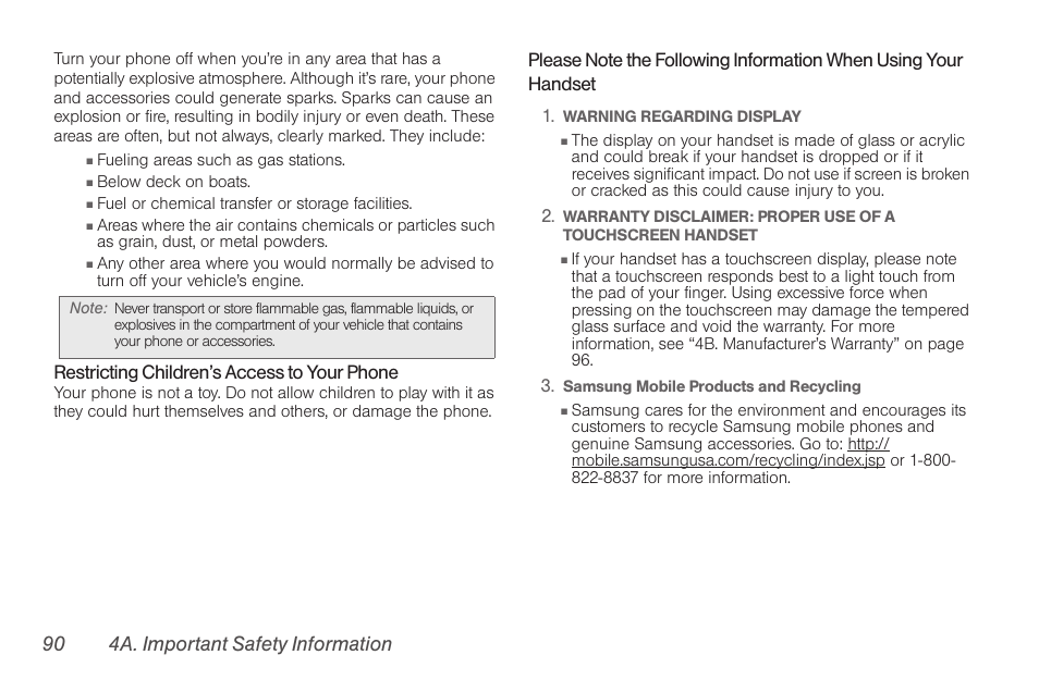 Samsung SPH-M260ZKABST User Manual | Page 96 / 113