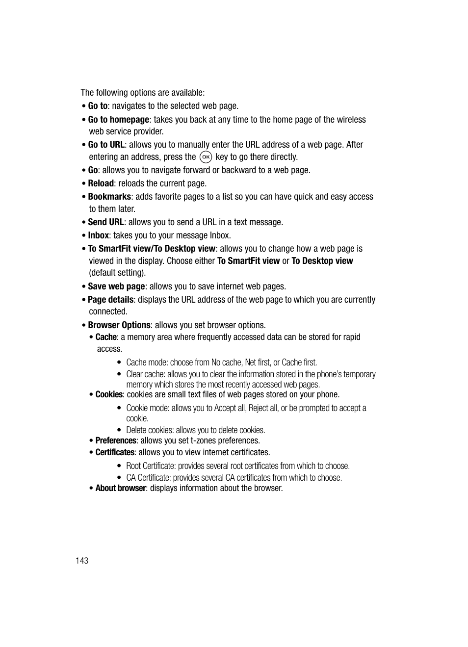 Samsung SGH-T539ABBTMB User Manual | Page 146 / 177