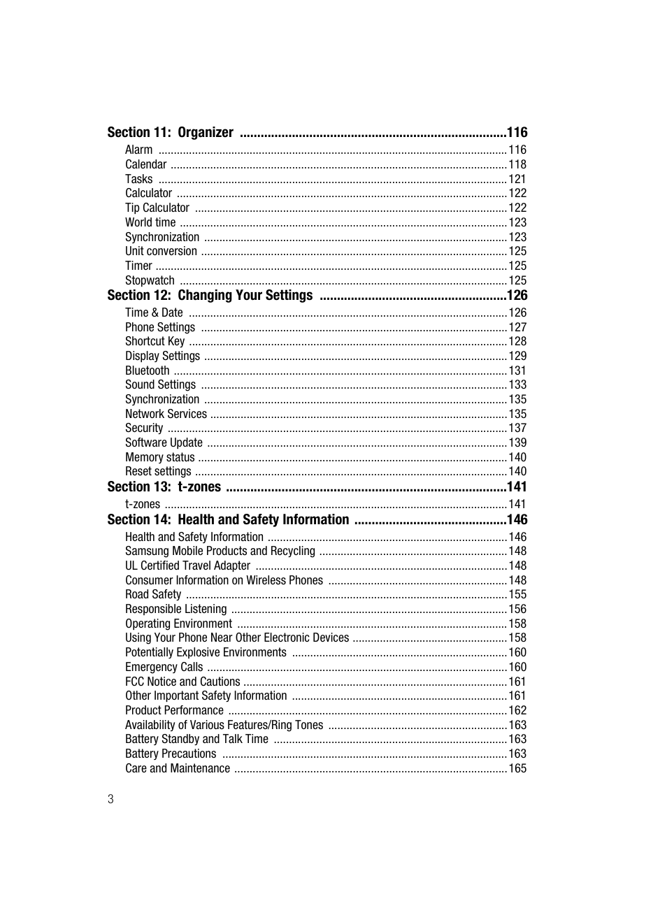 Samsung SGH-T539ABBTMB User Manual | Page 6 / 177