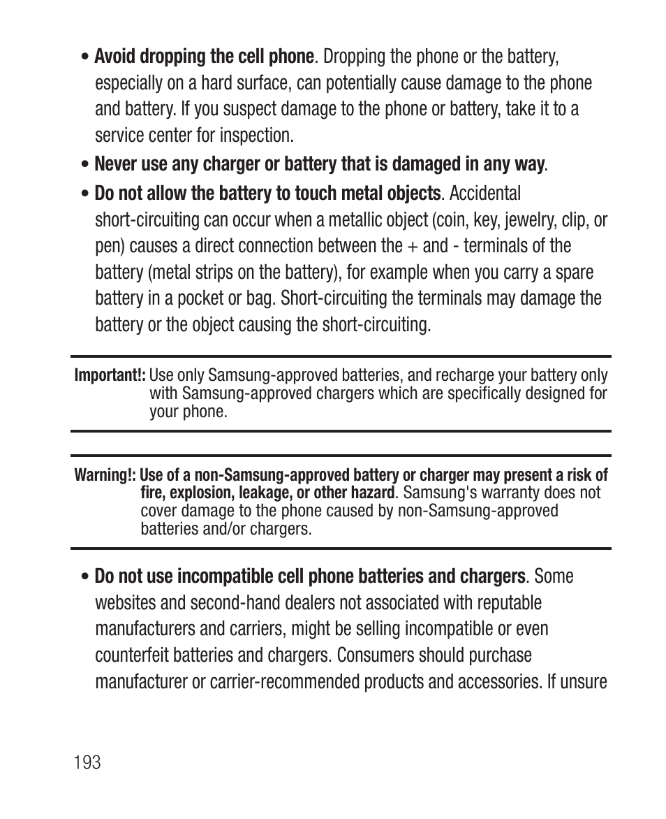 Samsung SWC-R640LBAXAR User Manual | Page 198 / 250