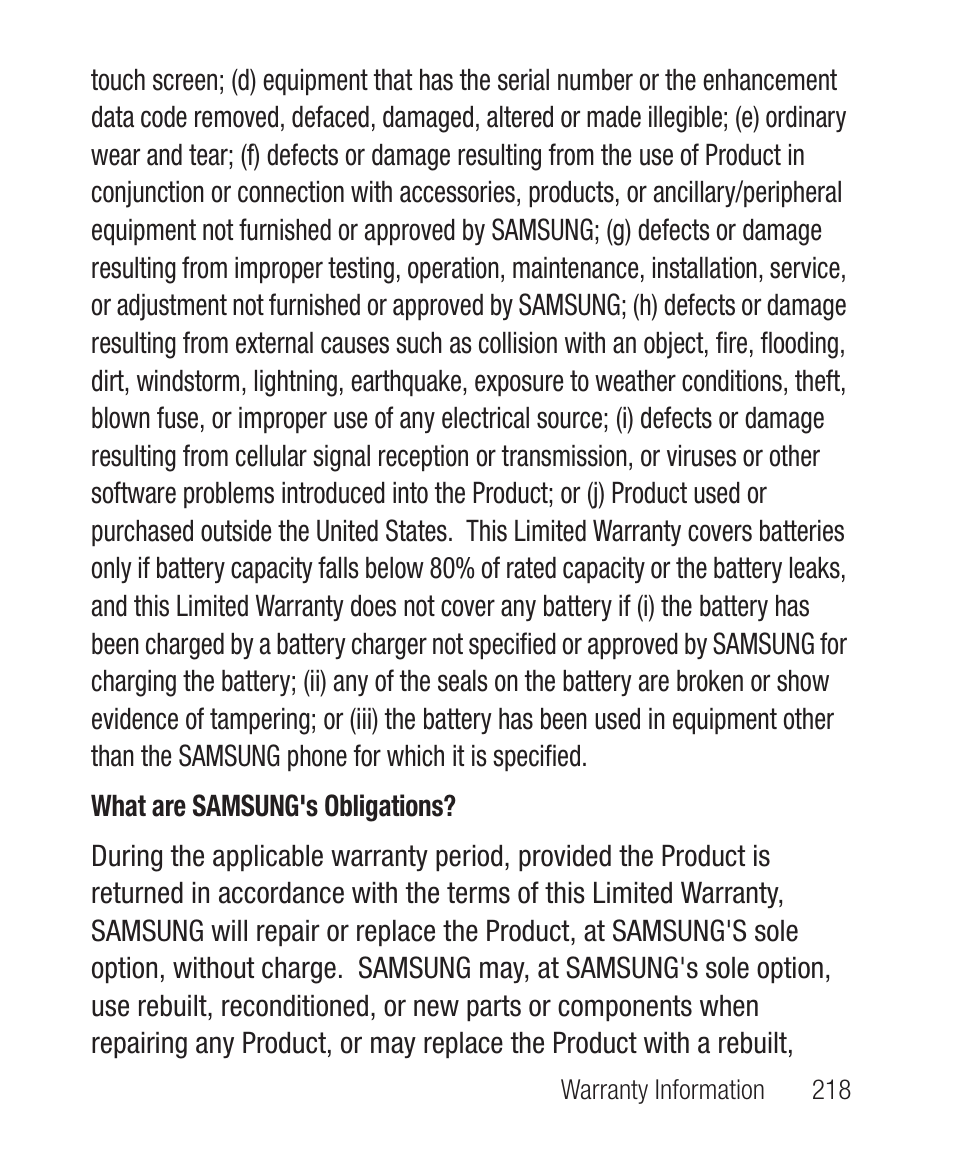 Samsung SWC-R640LBAXAR User Manual | Page 223 / 250