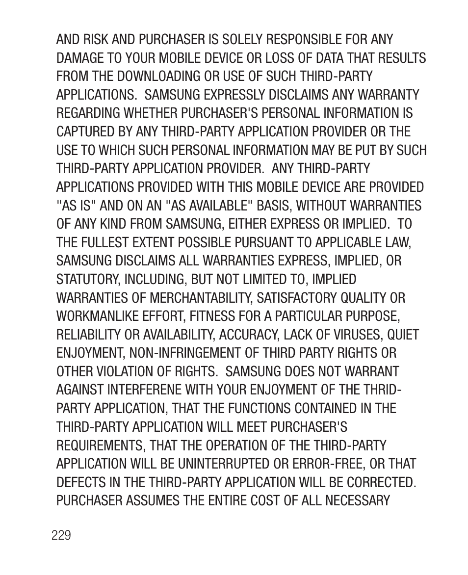 Samsung SWC-R640LBAXAR User Manual | Page 234 / 250