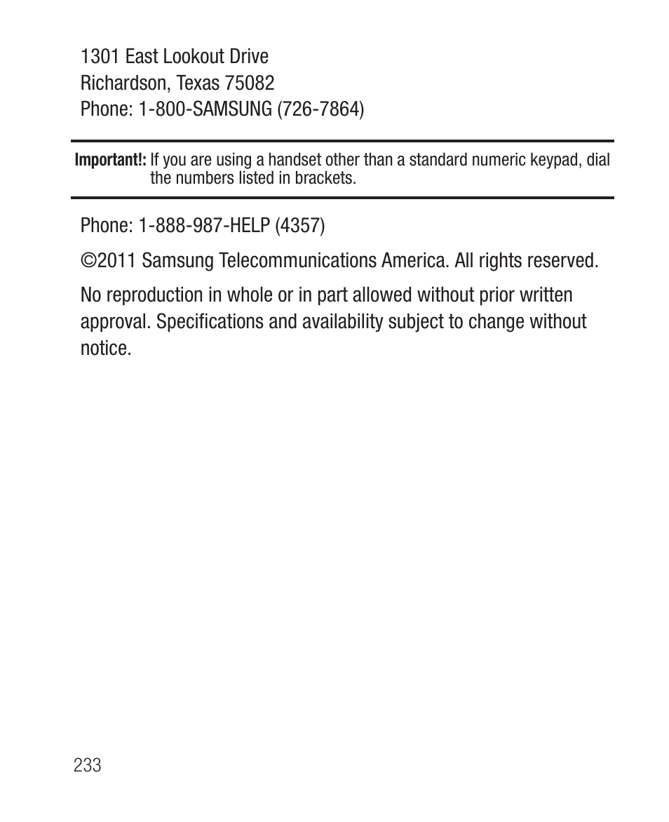 Samsung SWC-R640LBAXAR User Manual | Page 238 / 250
