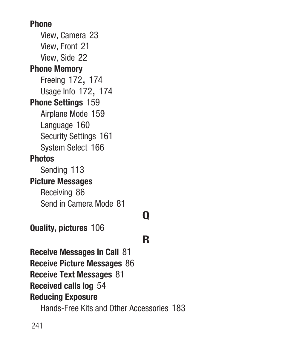 Samsung SWC-R640LBAXAR User Manual | Page 246 / 250