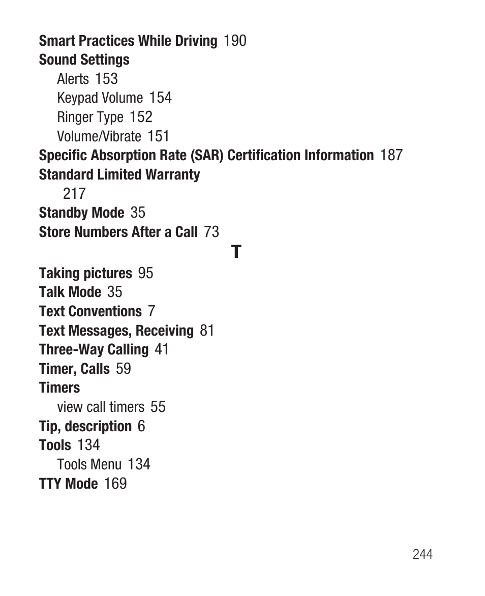 Samsung SWC-R640LBAXAR User Manual | Page 249 / 250