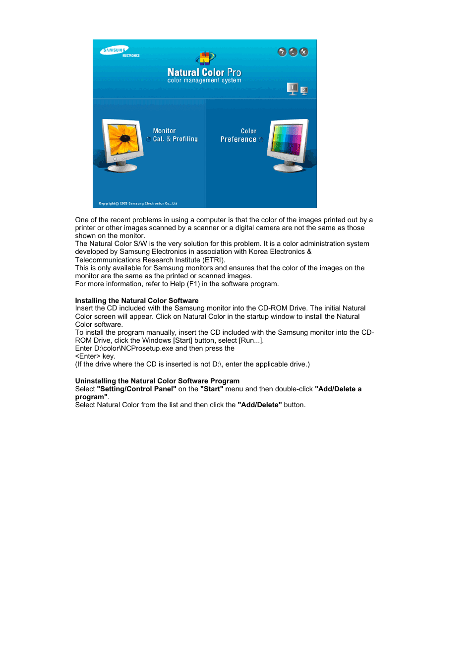 Samsung LS17HAHTS2-XAZ User Manual | Page 24 / 63
