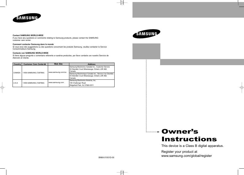 Samsung LNS3292DX-XAA User Manual | 183 pages