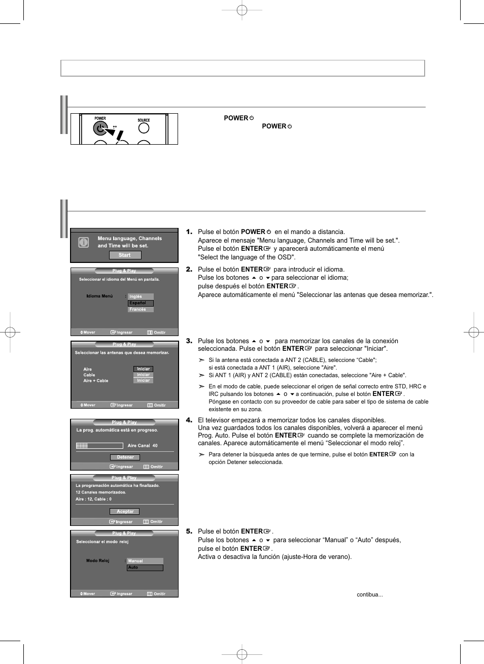 Funcionamiento | Samsung LNS3292DX-XAA User Manual | Page 135 / 183