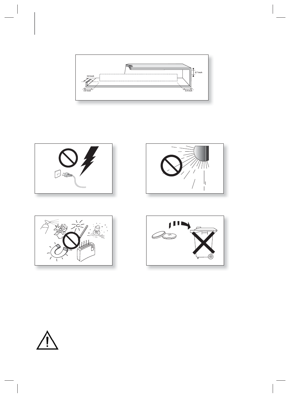 Precautions | Samsung HW-HM45-ZA User Manual | Page 4 / 26