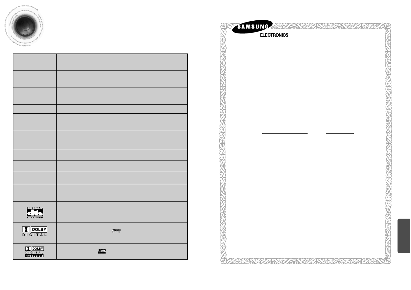 Notes on terminology | Samsung HTDM150TH-XAX User Manual | Page 34 / 34