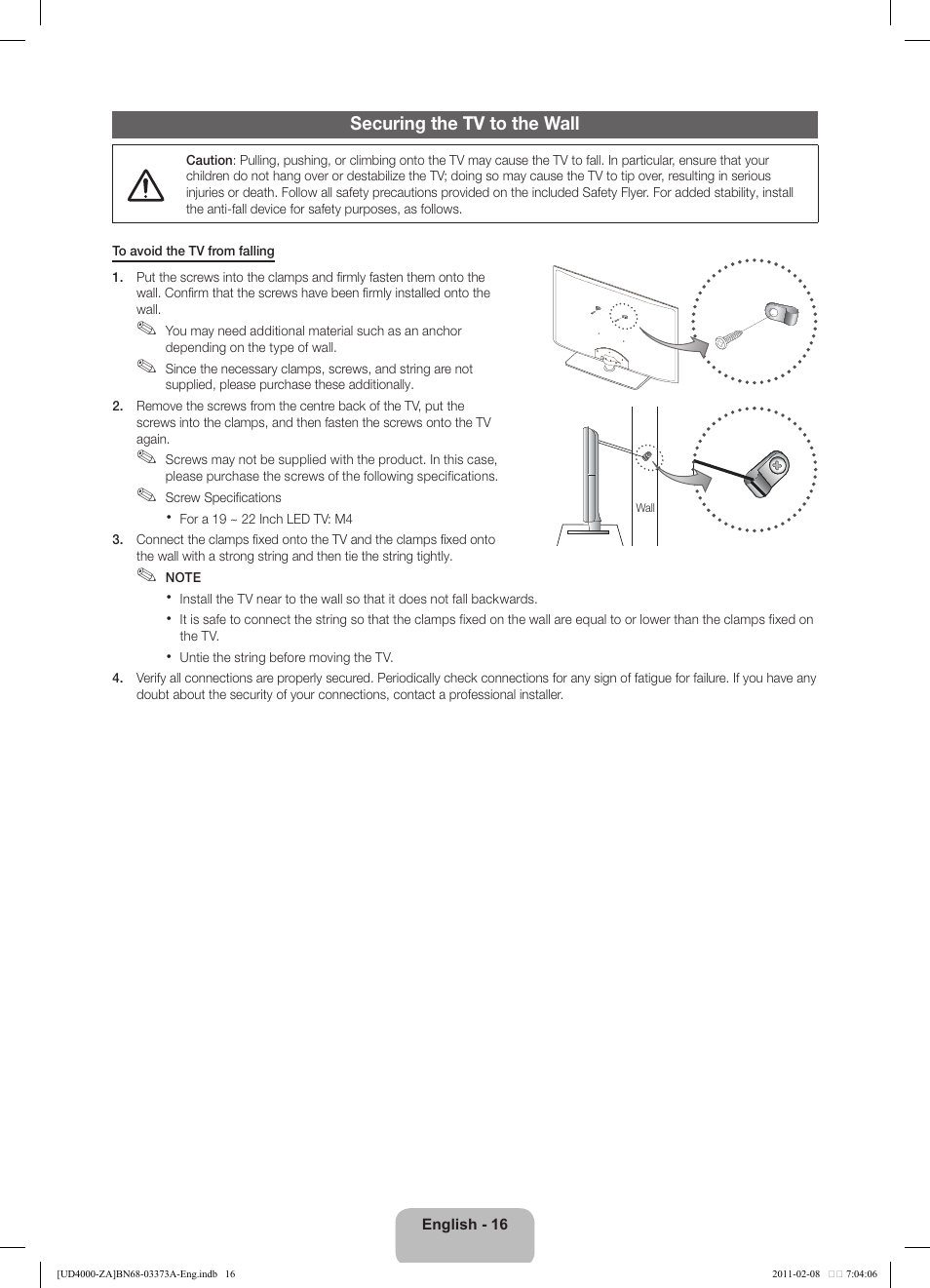 Samsung UN19D4000NDXZA User Manual | Page 16 / 19