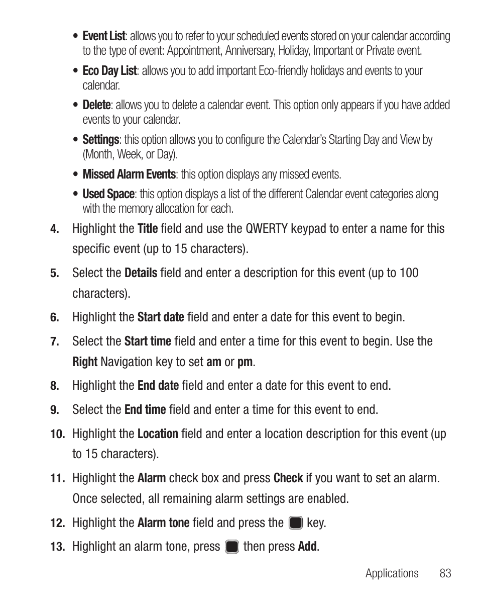 Samsung SGH-S390CSATFN User Manual | Page 87 / 151