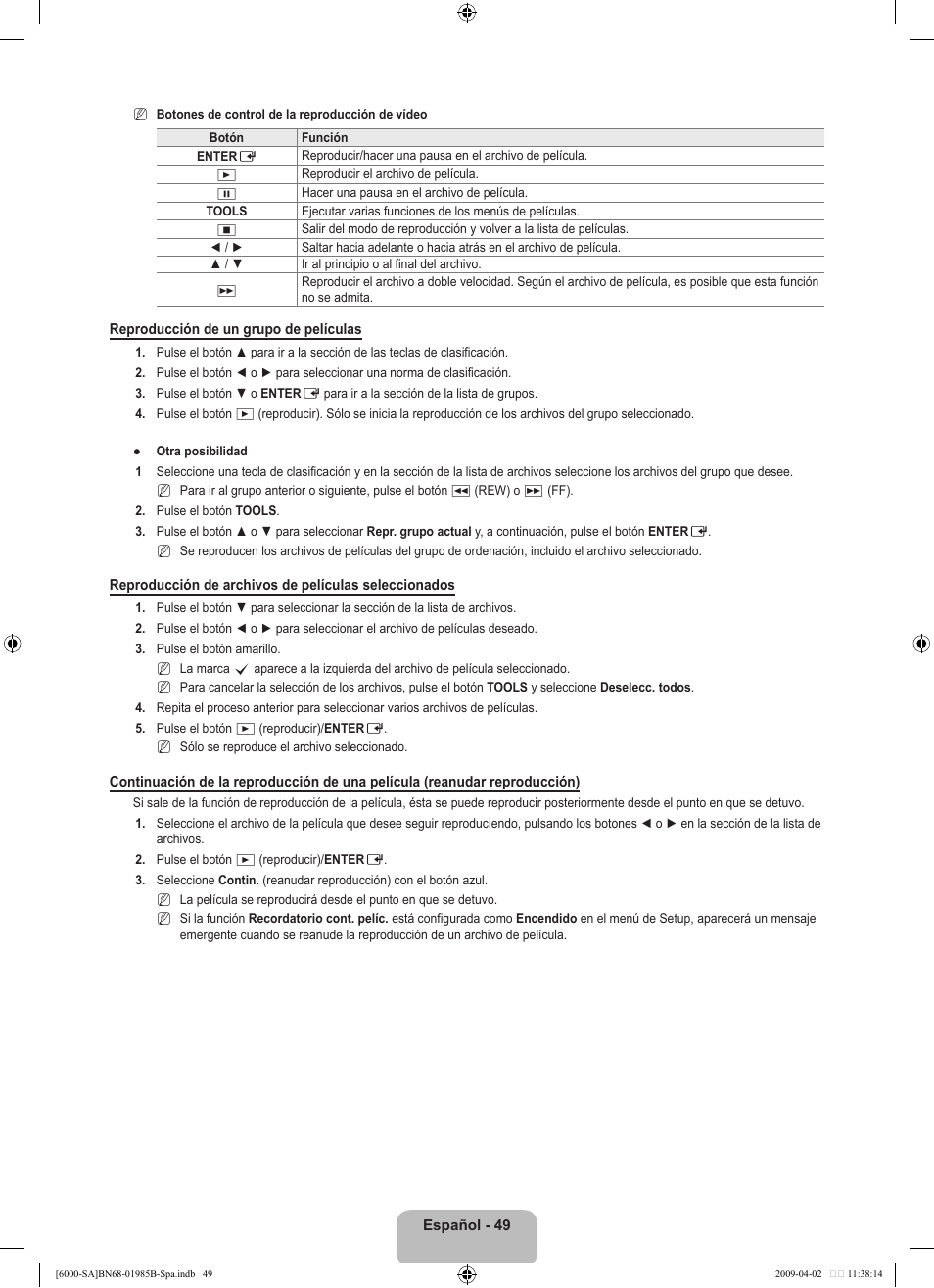 Samsung UN40B6000VFUZA User Manual | Page 133 / 153