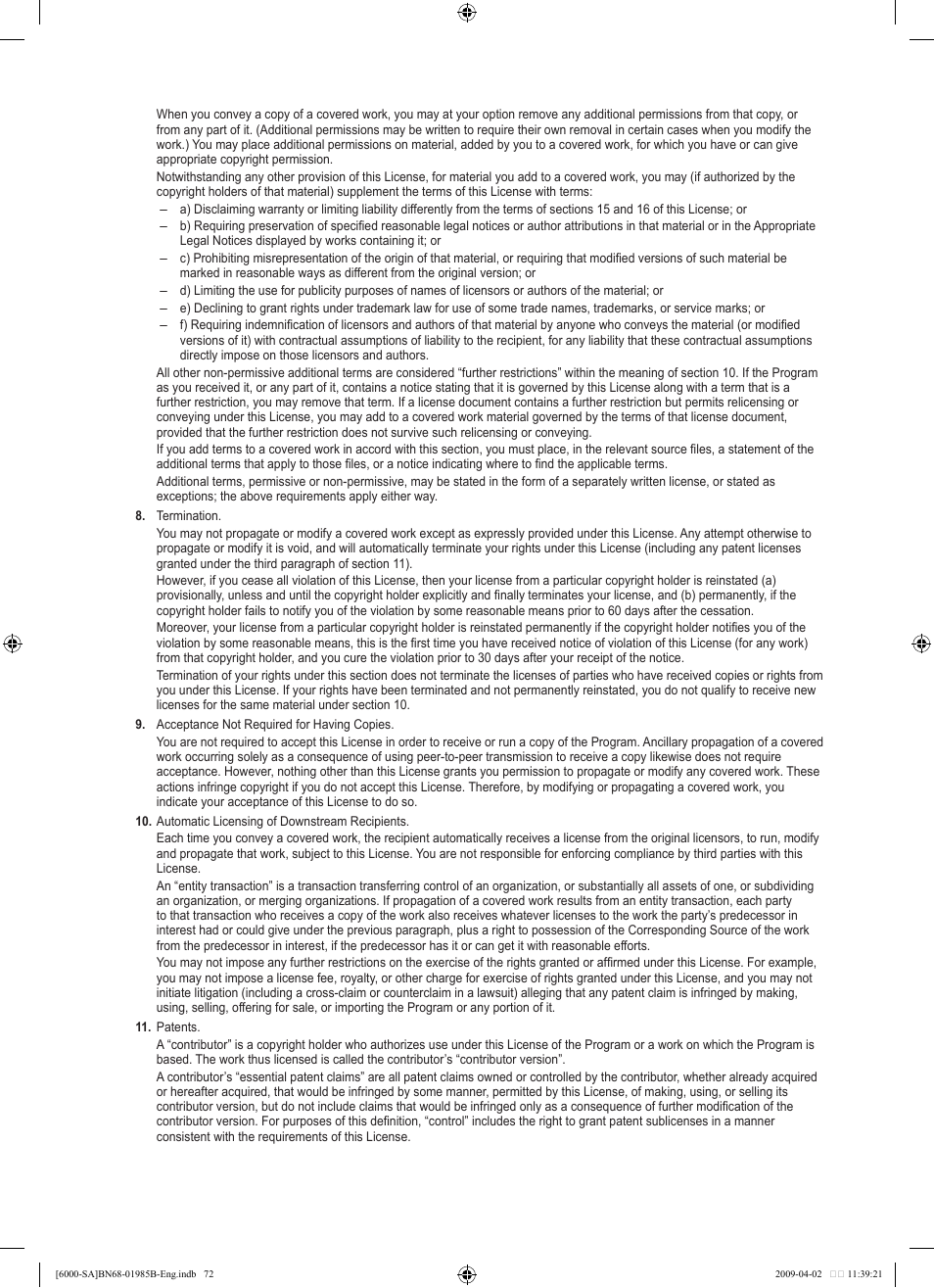 Samsung UN40B6000VFUZA User Manual | Page 74 / 153