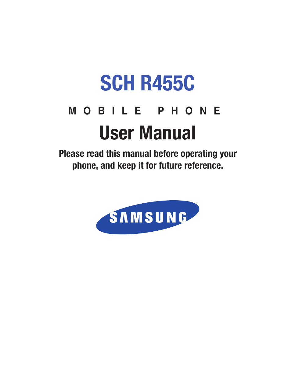 Samsung SCH-R455ZKATFN User Manual | 113 pages