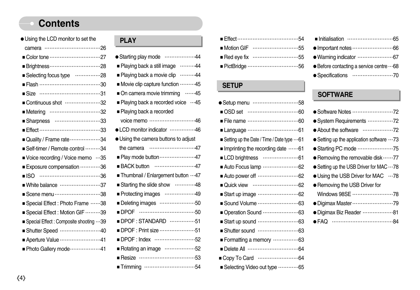Samsung EC-NV11ZBBA-US User Manual | Page 5 / 90