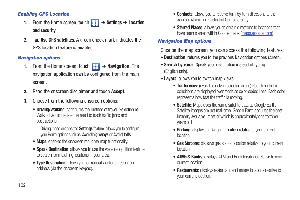 Samsung SGH-T959ZKBTMK User Manual | Page 126 / 219