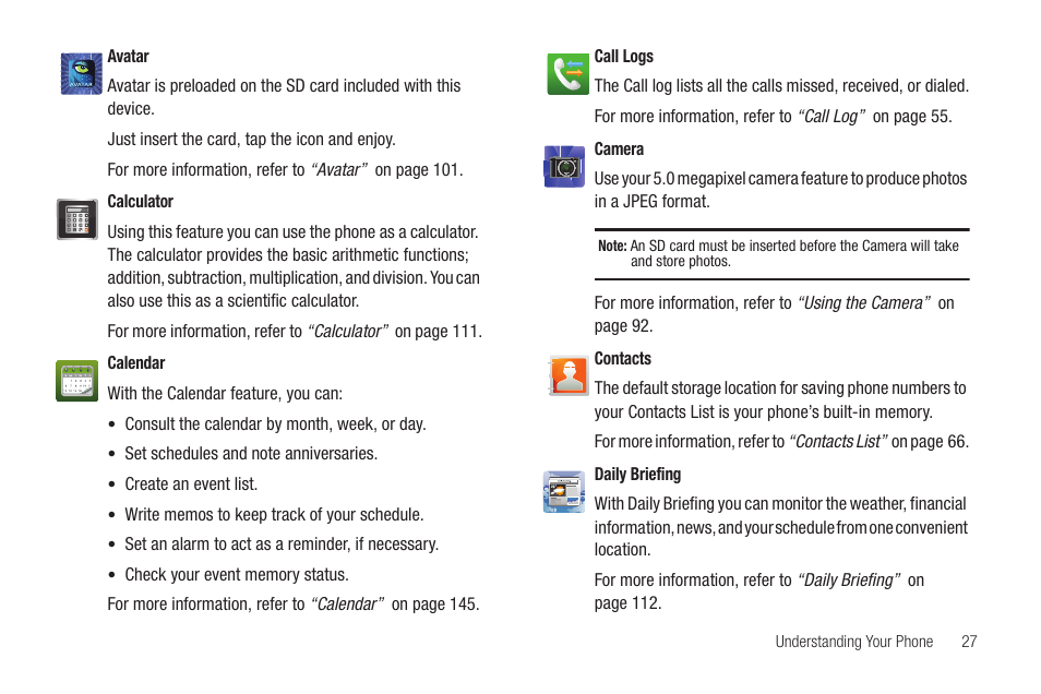 Samsung SGH-T959ZKBTMK User Manual | Page 31 / 219