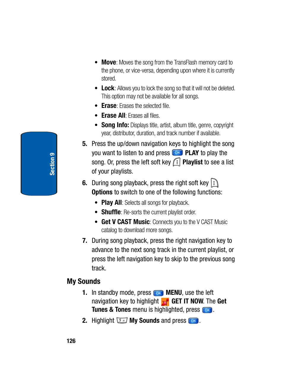 My sounds | Samsung SCH-A950WRVXAR User Manual | Page 126 / 200