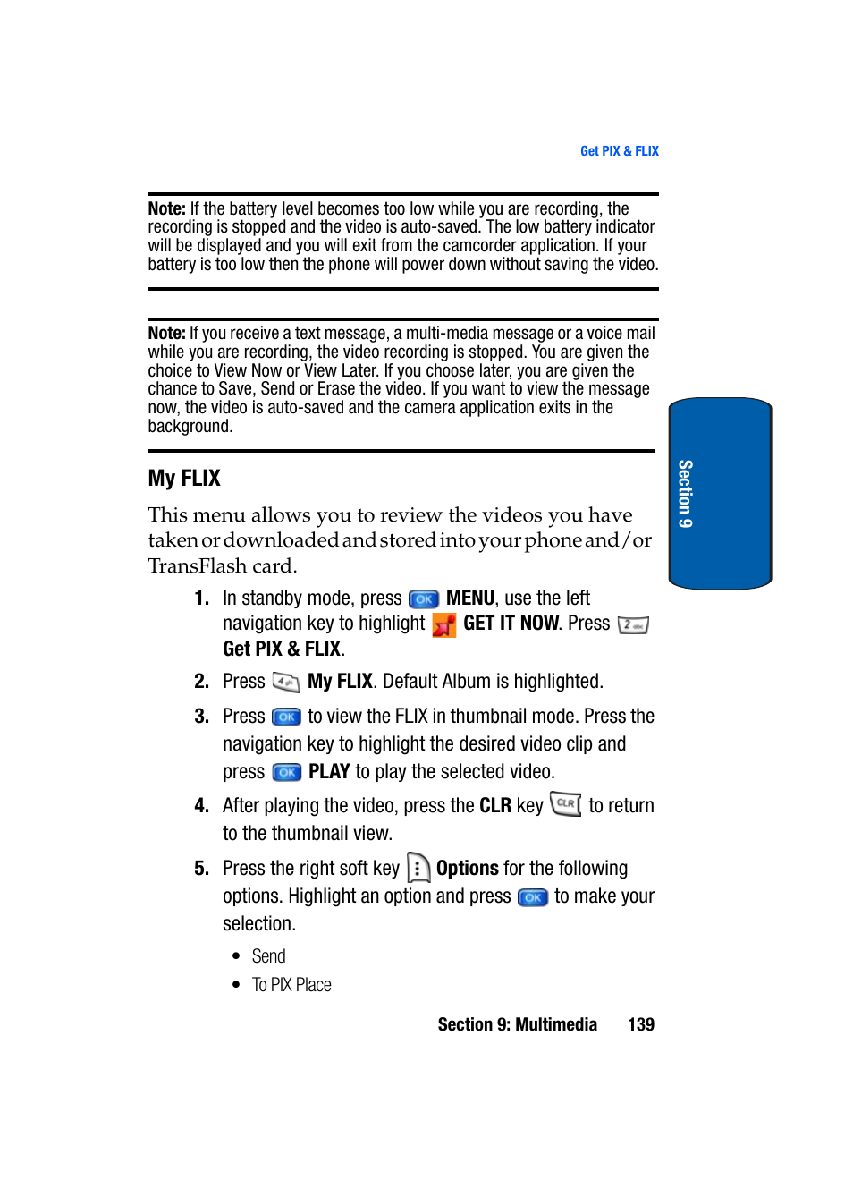 My flix | Samsung SCH-A950WRVXAR User Manual | Page 139 / 200