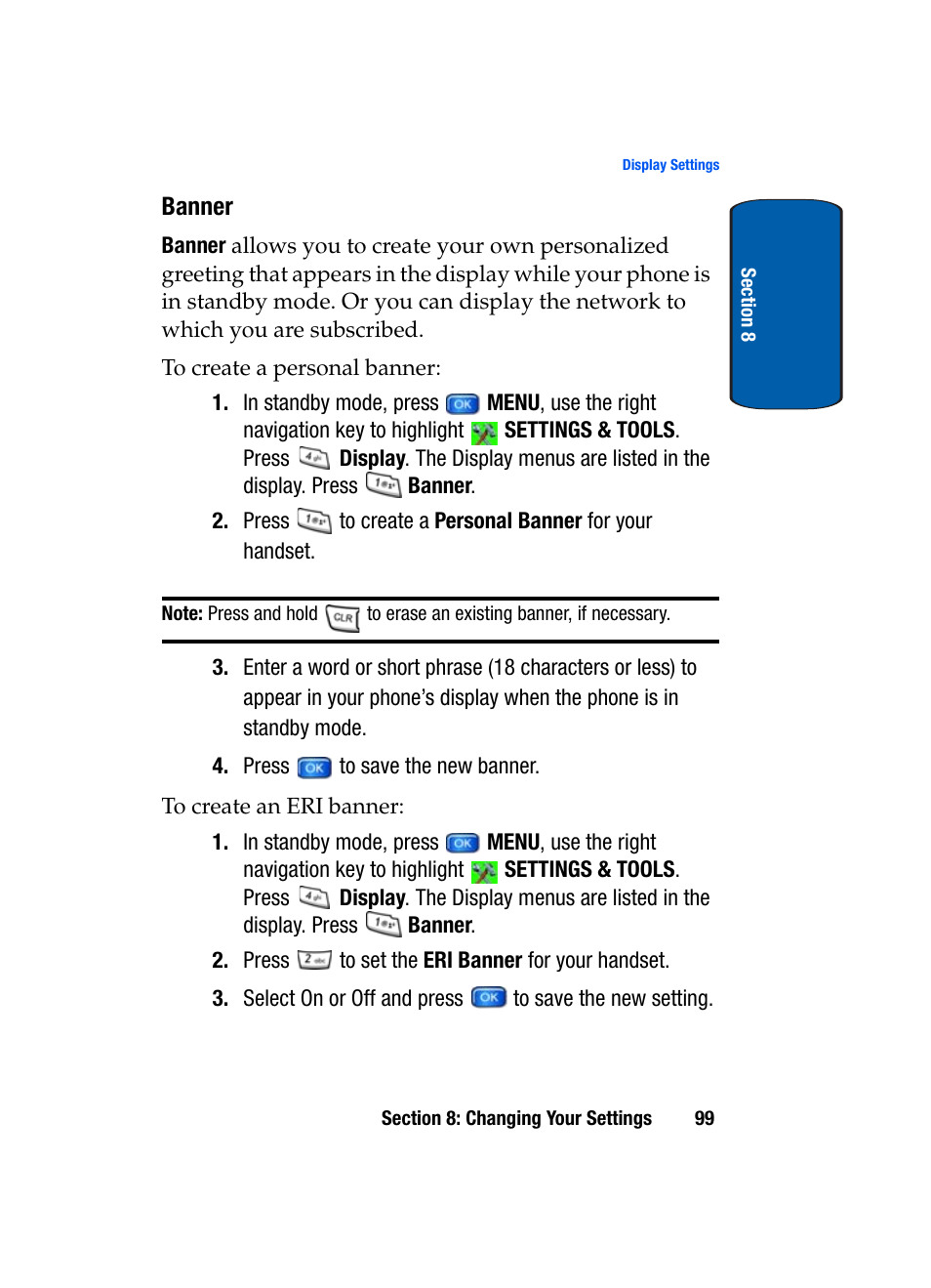 Banner | Samsung SCH-A950WRVXAR User Manual | Page 99 / 200