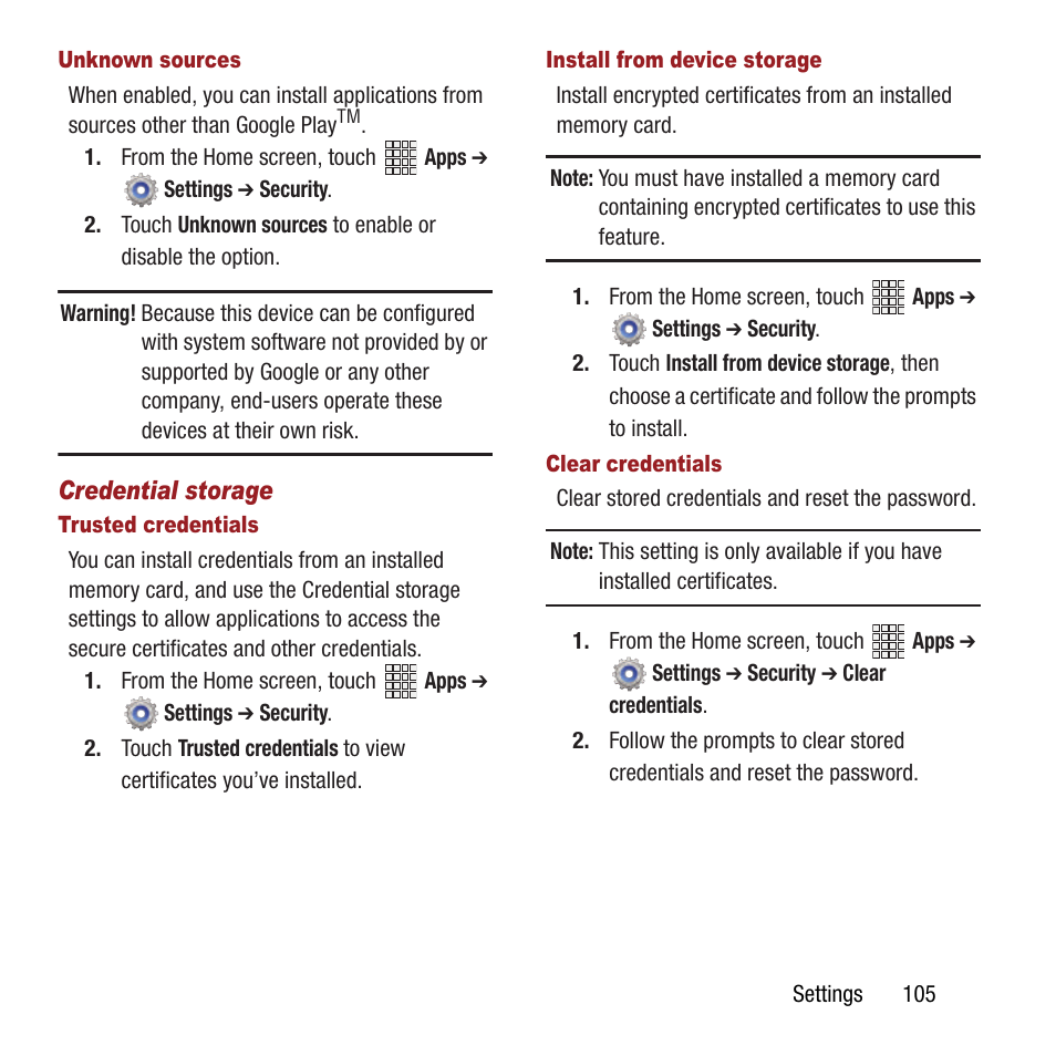 Samsung SPH-L300ZSAVMU User Manual | Page 109 / 161