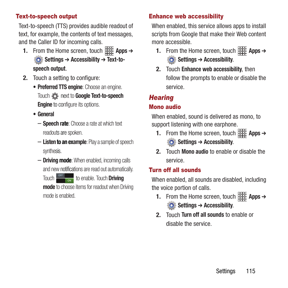 Samsung SPH-L300ZSAVMU User Manual | Page 119 / 161
