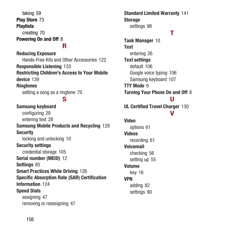 Samsung SPH-L300ZSAVMU User Manual | Page 160 / 161