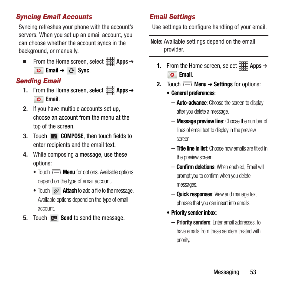 See “sending | Samsung SPH-L300ZSAVMU User Manual | Page 57 / 161