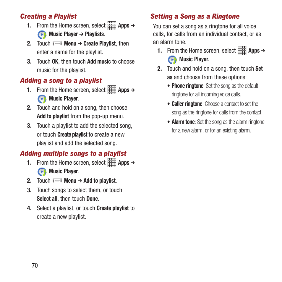 Samsung SPH-L300ZSAVMU User Manual | Page 74 / 161