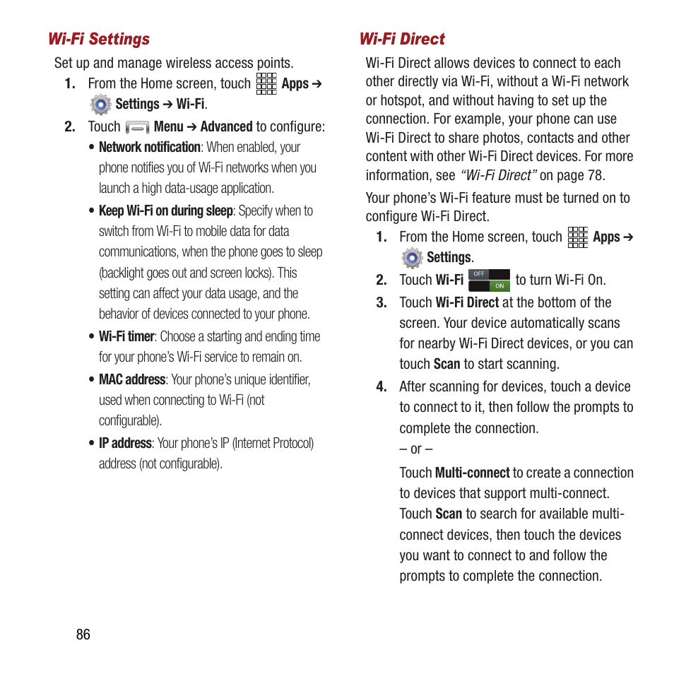 Samsung SPH-L300ZSAVMU User Manual | Page 90 / 161