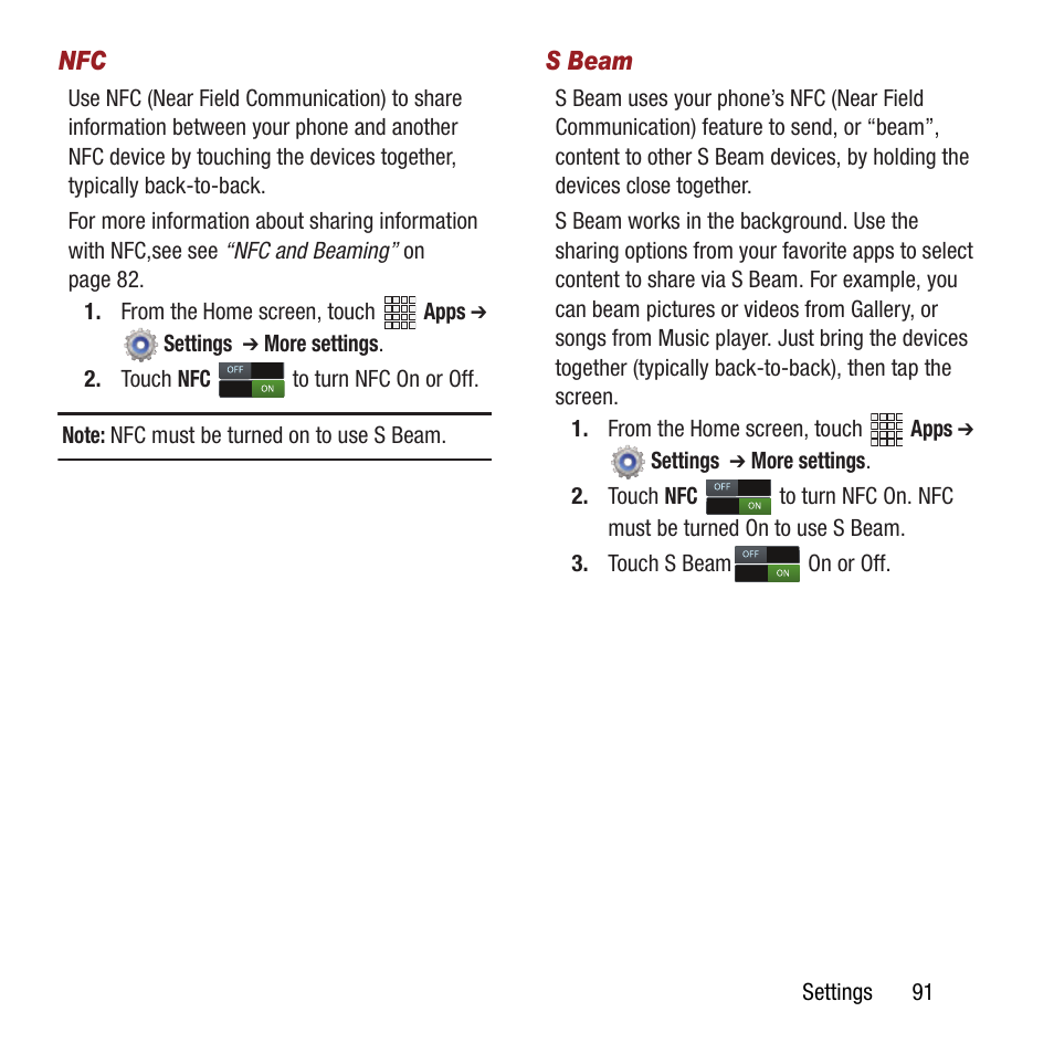 Samsung SPH-L300ZSAVMU User Manual | Page 95 / 161