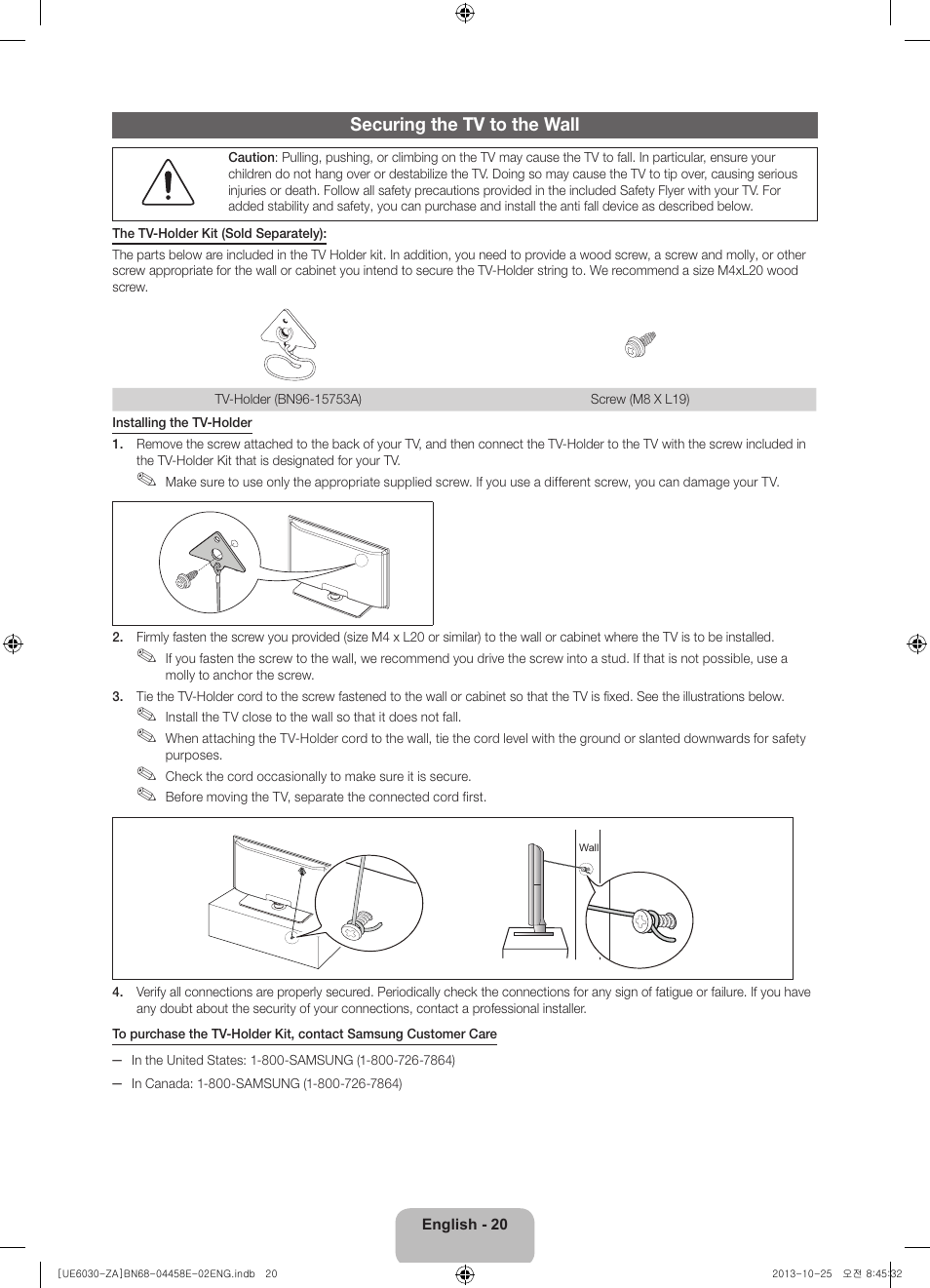 Samsung UN40FH6030FXZA User Manual | Page 20 / 23