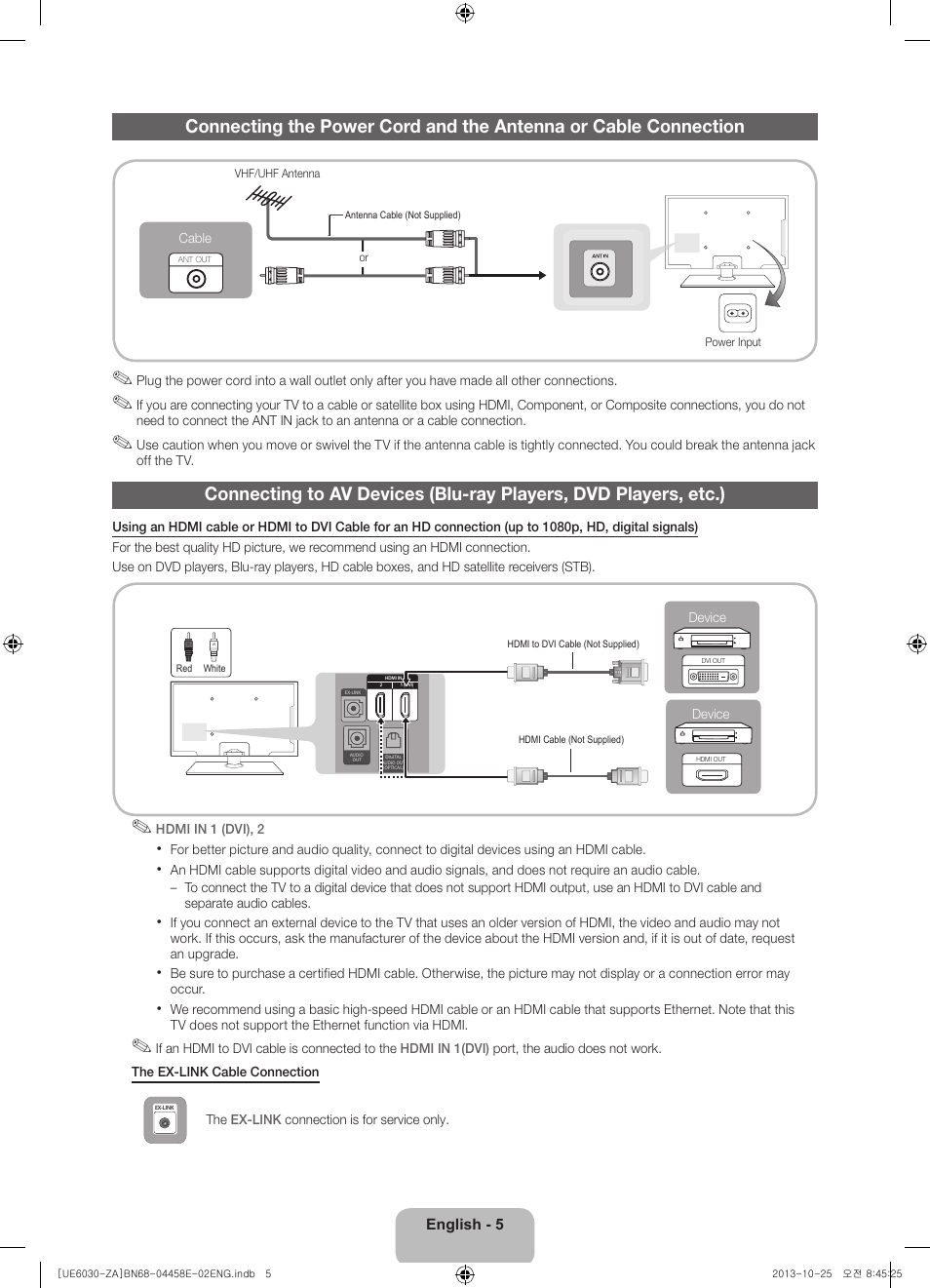 Samsung UN40FH6030FXZA User Manual | Page 5 / 23