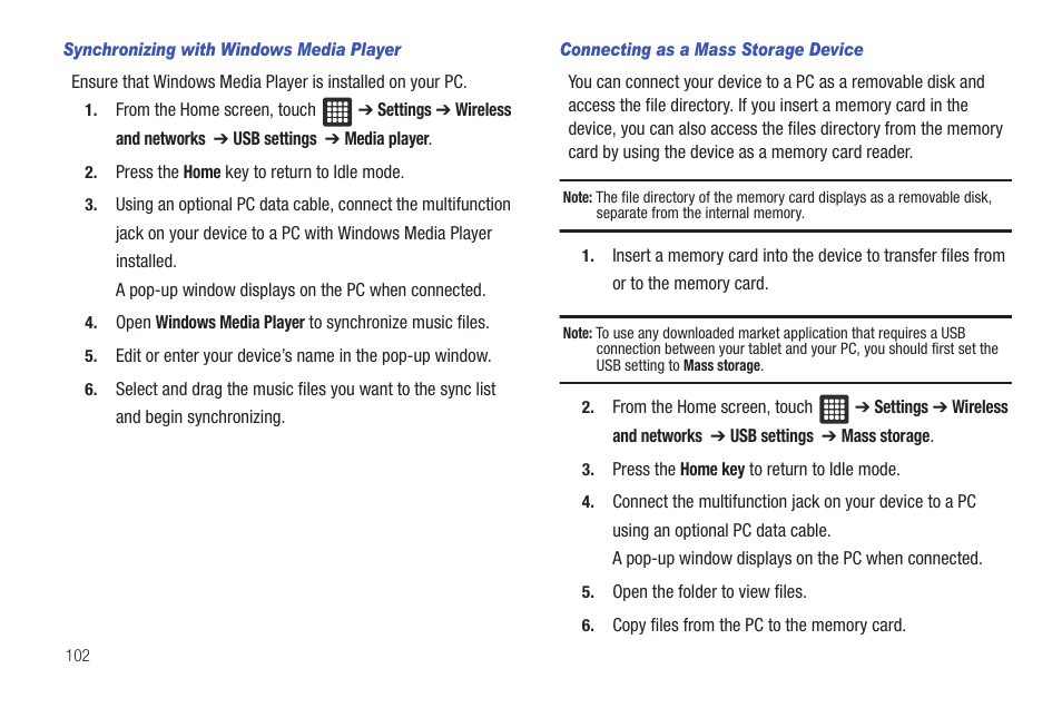 Samsung SGH-T849ZKDTMB User Manual | Page 106 / 158