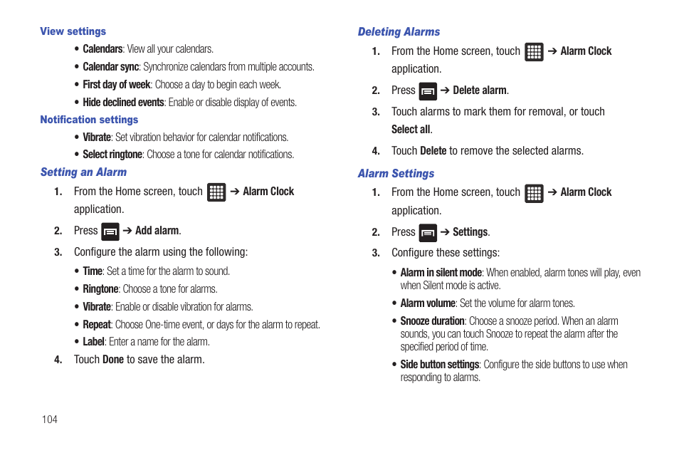 Samsung SGH-T849ZKDTMB User Manual | Page 108 / 158