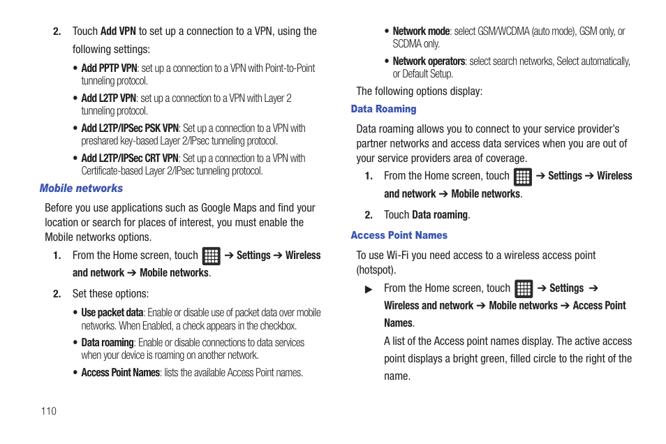 Samsung SGH-T849ZKDTMB User Manual | Page 114 / 158