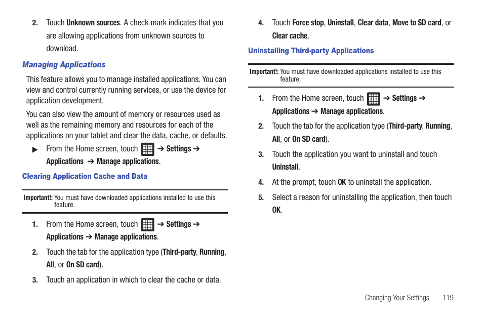 Samsung SGH-T849ZKDTMB User Manual | Page 123 / 158