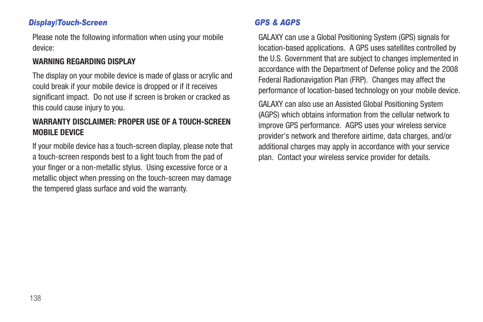 Samsung SGH-T849ZKDTMB User Manual | Page 142 / 158