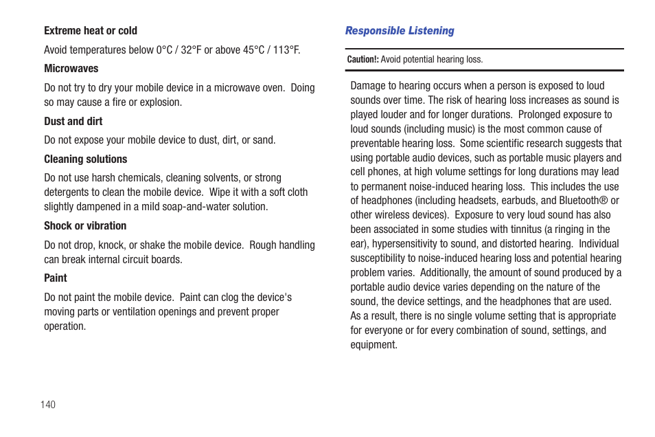 Samsung SGH-T849ZKDTMB User Manual | Page 144 / 158