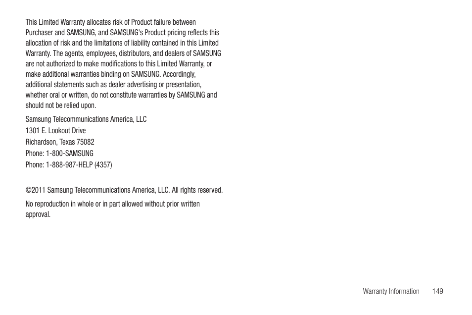 Samsung SGH-T849ZKDTMB User Manual | Page 153 / 158