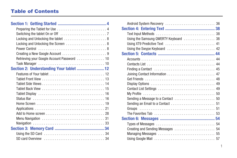 Samsung SGH-T849ZKDTMB User Manual | Page 5 / 158