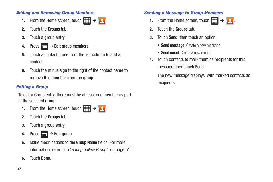 Samsung SGH-T849ZKDTMB User Manual | Page 56 / 158