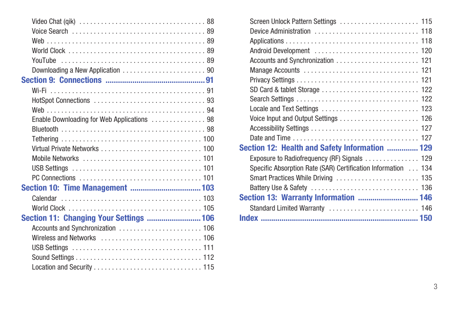 Samsung SGH-T849ZKDTMB User Manual | Page 7 / 158