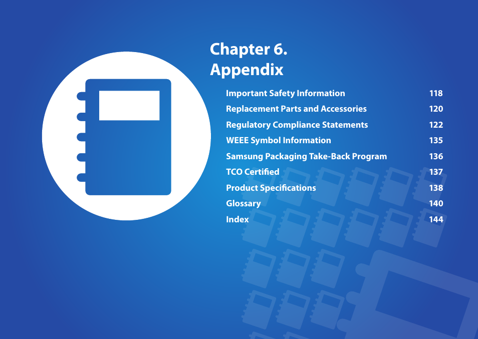 Chapter 6. appendix | Samsung NP540U3C-A01US User Manual | Page 118 / 145