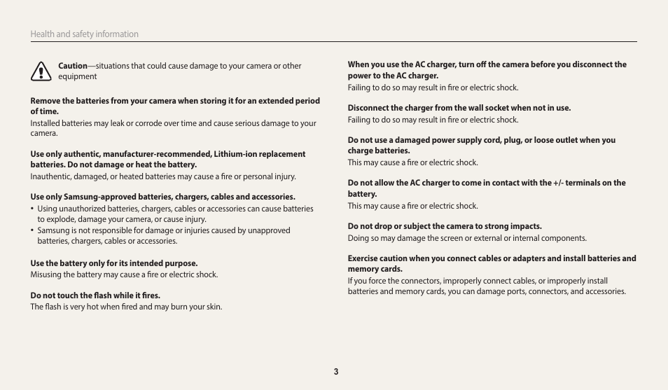 Samsung EC-WB2200BPBUS User Manual | Page 4 / 162