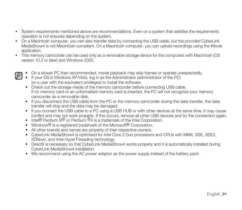 Samsung SMX-F33BN-XAA User Manual | Page 101 / 131