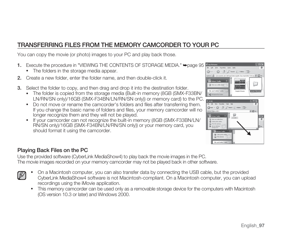 Samsung SMX-F33BN-XAA User Manual | Page 107 / 131